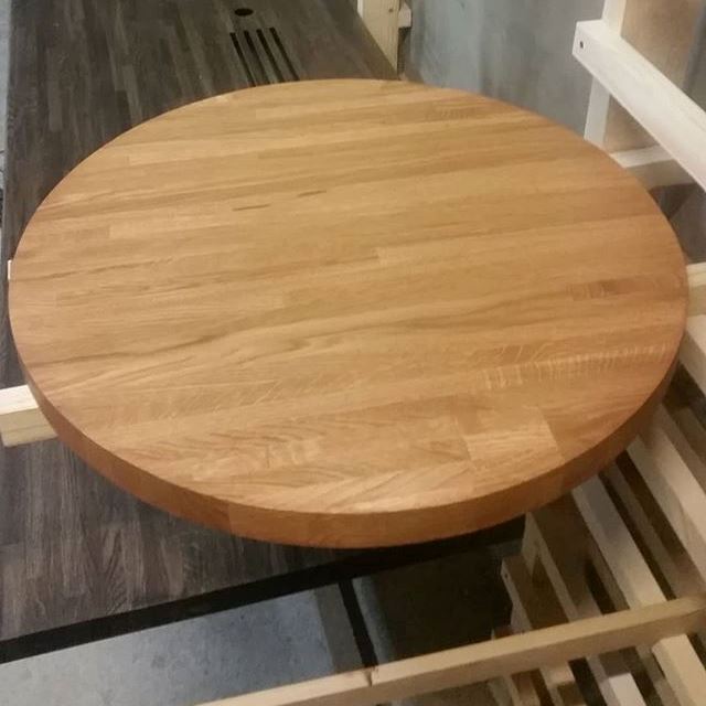 Круглые столешницы для стола из дерева