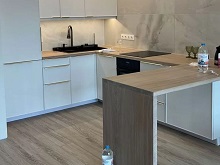 Деревянная столешница для кухни, шпон дуба