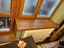Подоконник из дерева, шпон Подоконник из дерева, шпон