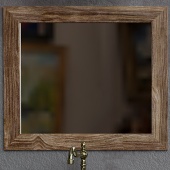 Зеркало в раме (ясень цельноламельный Экстра) стекло 4 мм 