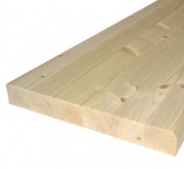 Подоконник из сосны цельноламельной 40 x 600 x 2200 мм