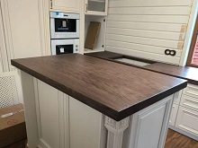 Кухонная столешница из дерева, шпон
