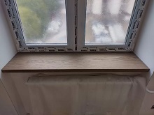 Деревянный подоконник, шпон дуба