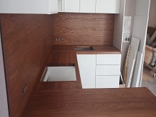 Столешница для кухни из массива дерева